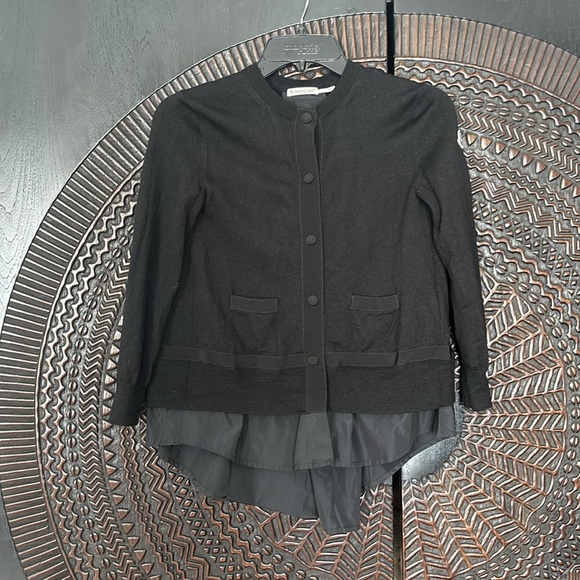 Moncler Maglione tricot cardigan sweater xs black - Picture 1 of 7